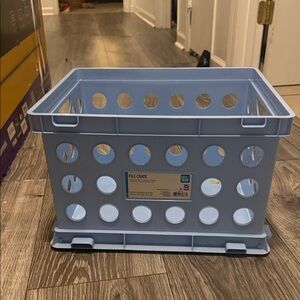 Blue File Crate